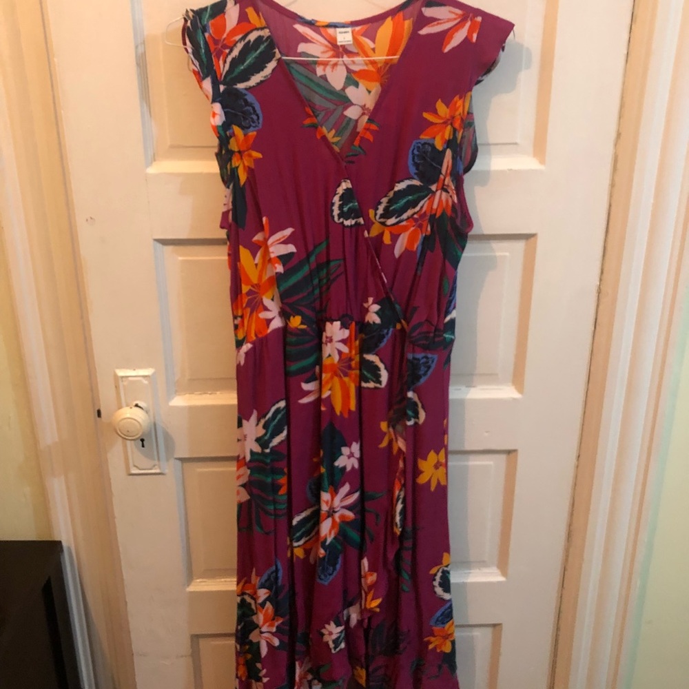 Mid length faux wrap